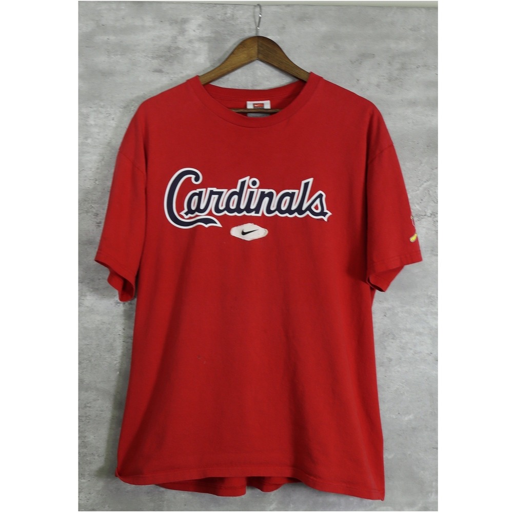 Nike St Louis Cardinals MLB Tee Large Red Graphic T-Shirt